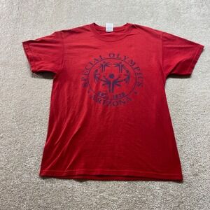 Special Olympics Arizona 2011 Summer Games Shirt Mens Medium Red Thunderbird Tee